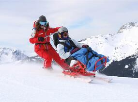 Wheelchair Skiing
