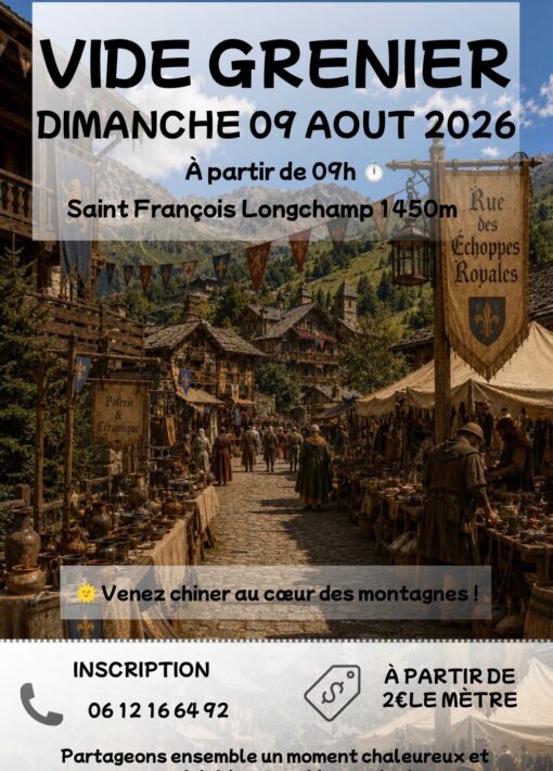 affiche vide grenier